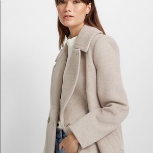 NWOT Club Monaco DAYLINA coat in Almond